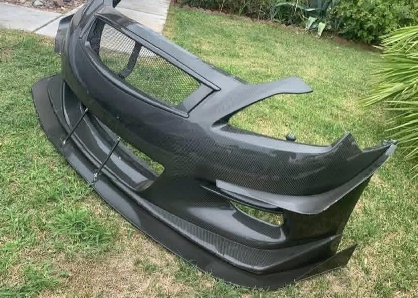 INFINITI COUPE VIS CARBON FIBER ZELLE BUMPER, CF CANARDS CF VIS GRILLE V1 - Image 4